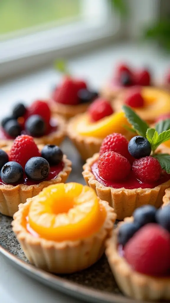 Home 19 easy dessert recipes that only look complicated 4. mini fruit tarts