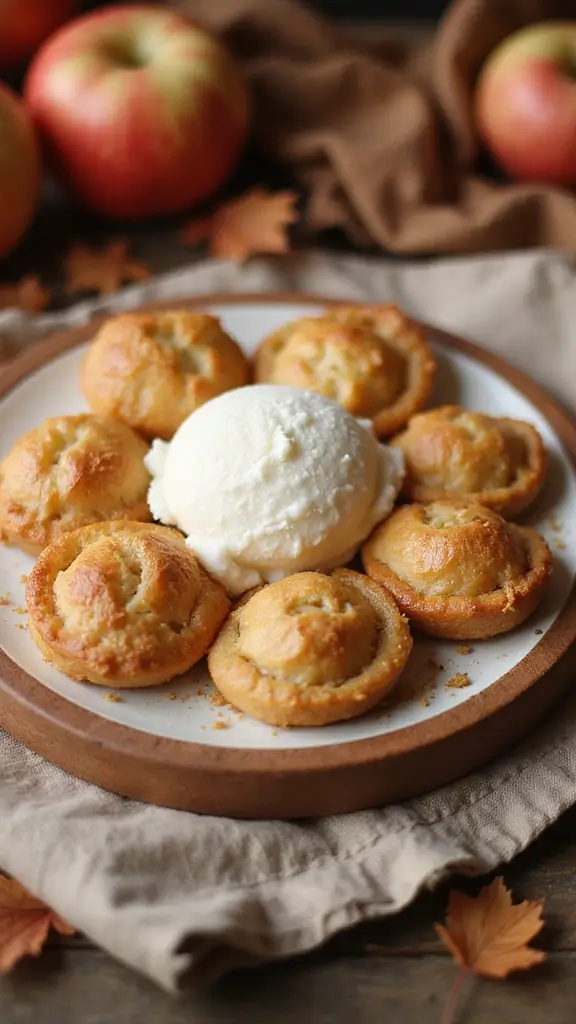 15 Adorable Thanksgiving Snack Ideas Kids Will Love - 13. Apple Pie Bites