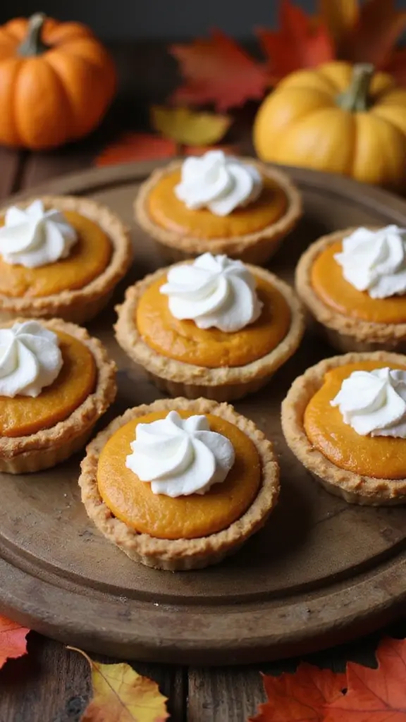 15 Adorable Thanksgiving Snack Ideas Kids Will Love - 4. Mini Pumpkin Pies