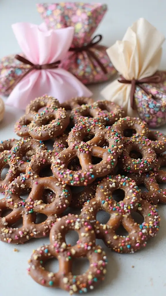 15 Adorable Thanksgiving Snack Ideas Kids Will Love - 8. Chocolate Covered Pretzels