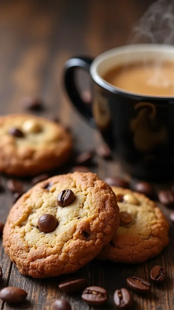 15 Classic Cookie Recipes with a Twist - 12. Coffee Cookies with Hazelnuts