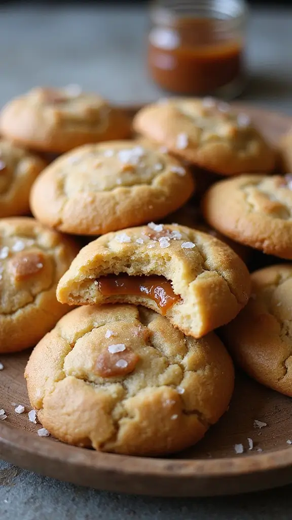 15 Classic Cookie Recipes with a Twist - 15. Caramel Stuffed Cookies with Sea Salt