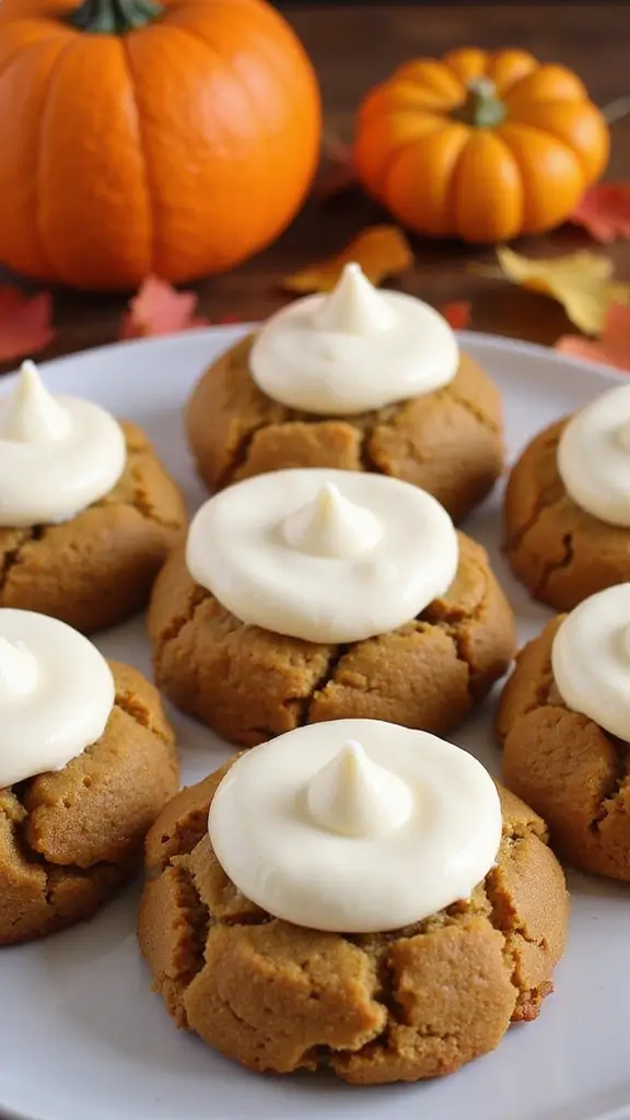 15 Classic Cookie Recipes with a Twist - 9. Pumpkin Spice Cookies with Cream Cheese Frosting