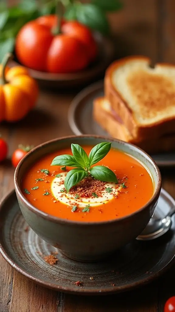 15 Cozy Fall Recipes That’ll Make Your Kitchen Smell Like Heaven 15 Cozy Fall Recipes That’ll Make Your Kitchen Smell Like Heaven - 3. Creamy Tomato Basil Soup