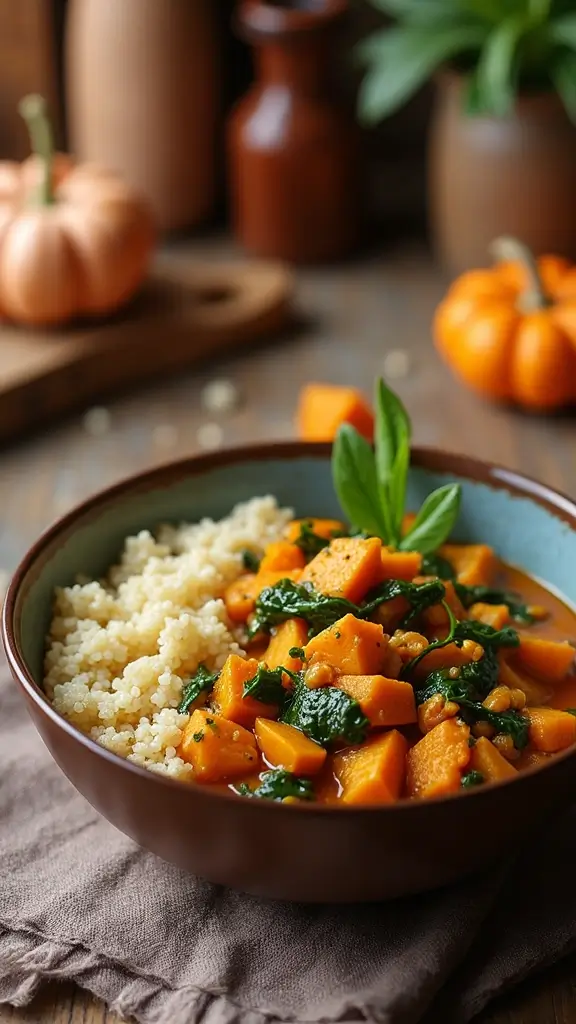 15 Cozy Fall Recipes That’ll Make Your Kitchen Smell Like Heaven 15 Cozy Fall Recipes That’ll Make Your Kitchen Smell Like Heaven - 6. Sweet Potato and Spinach Curry