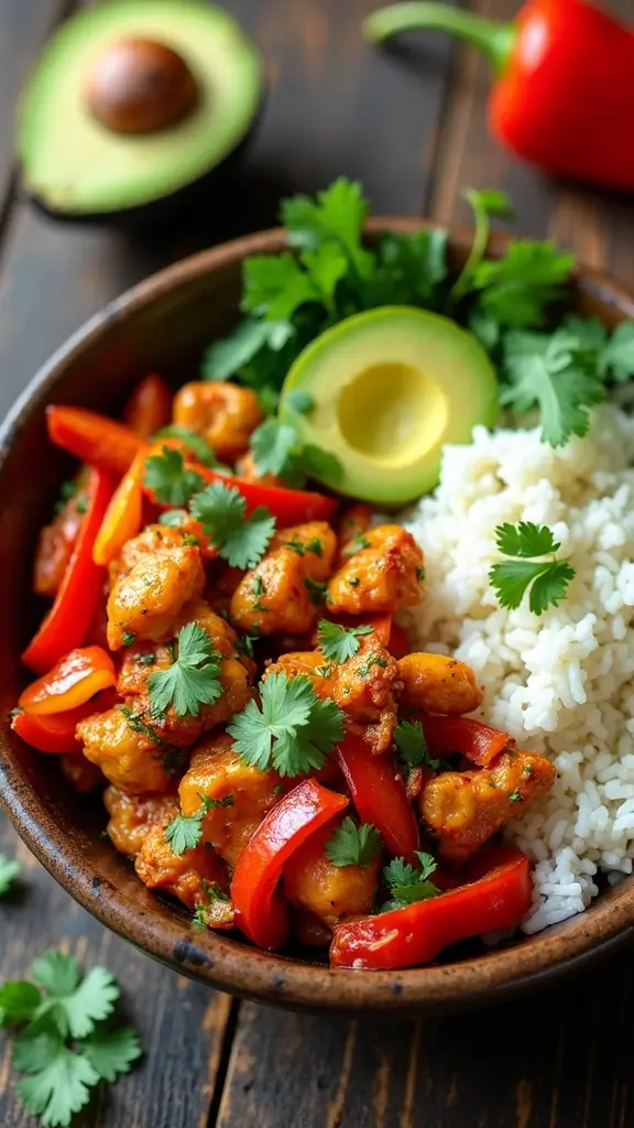 15 Healthy Chicken Dishes That Taste Like a Five-Star Dinner (And They Are Weeknight-Worthy!) - 11. Chicken Fajita Bowls