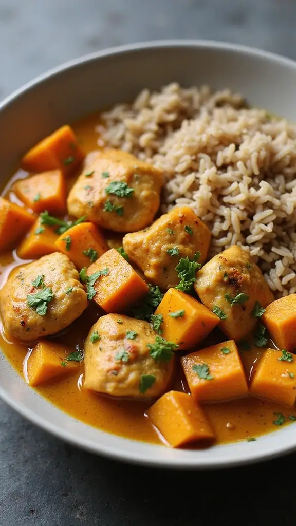 15 Healthy Chicken Dishes That Taste Like a Five-Star Dinner (And They Are Weeknight-Worthy!) - 13. Chicken and Sweet Potato Curry