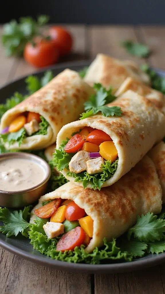 15 Healthy Chicken Dishes That Taste Like a Five-Star Dinner (And They Are Weeknight-Worthy!) - 15. Chicken Shawarma Rollover