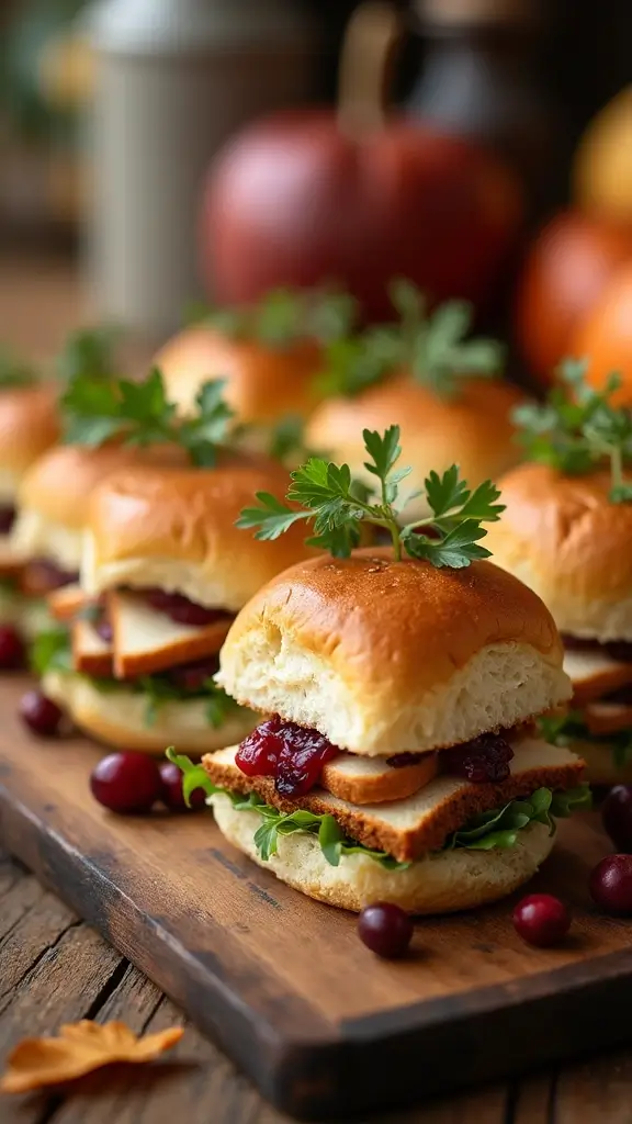 16 Cozy Fall Dinners You Can Make in 30 Minutes or Less - 13. Turkey and Cranberry Sliders