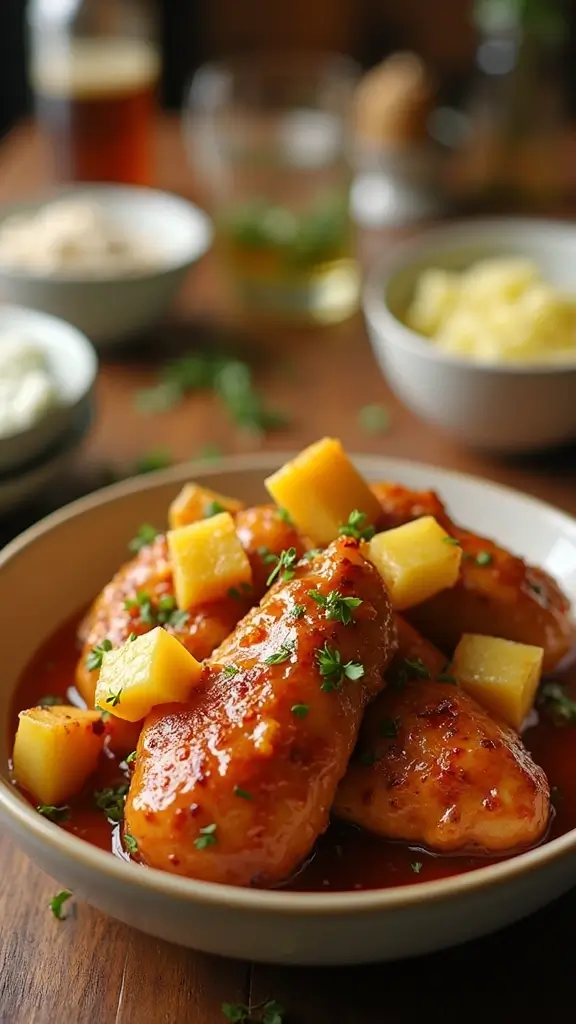 17 Crockpot Hawaiian Chicken: The Sweet & Savory Dinner Everyone Loves 17 Crockpot Hawaiian Chicken: The Sweet & Savory Dinner Everyone Loves - 8. Honey Garlic Hawaiian Chicken