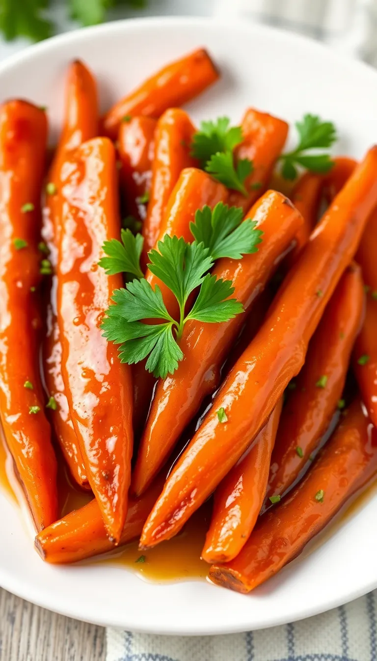 17 Elegant Party Food and Drinks on a Budget - 13. Honey Glazed Carrots