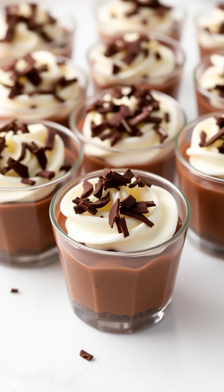 17 Elegant Party Food and Drinks on a Budget - 15. Chocolate Mousse Cups