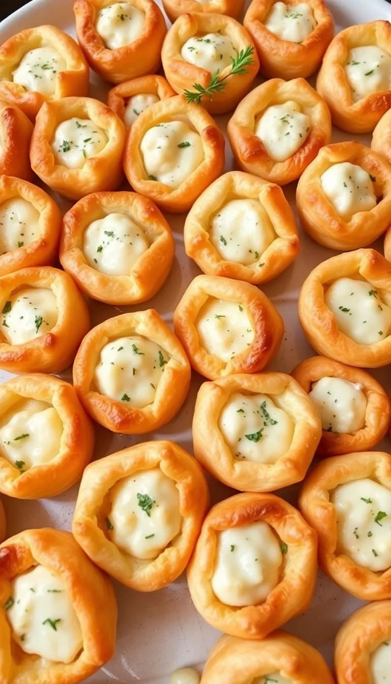 17 Elegant Party Food and Drinks on a Budget - 16. Savory Puff Pastry Bites