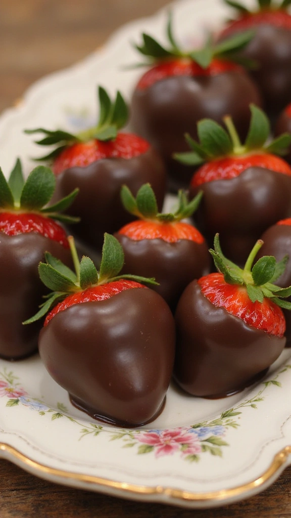 17 Elegant Party Food and Drinks on a Budget - 9. Chocolate-Covered Strawberries