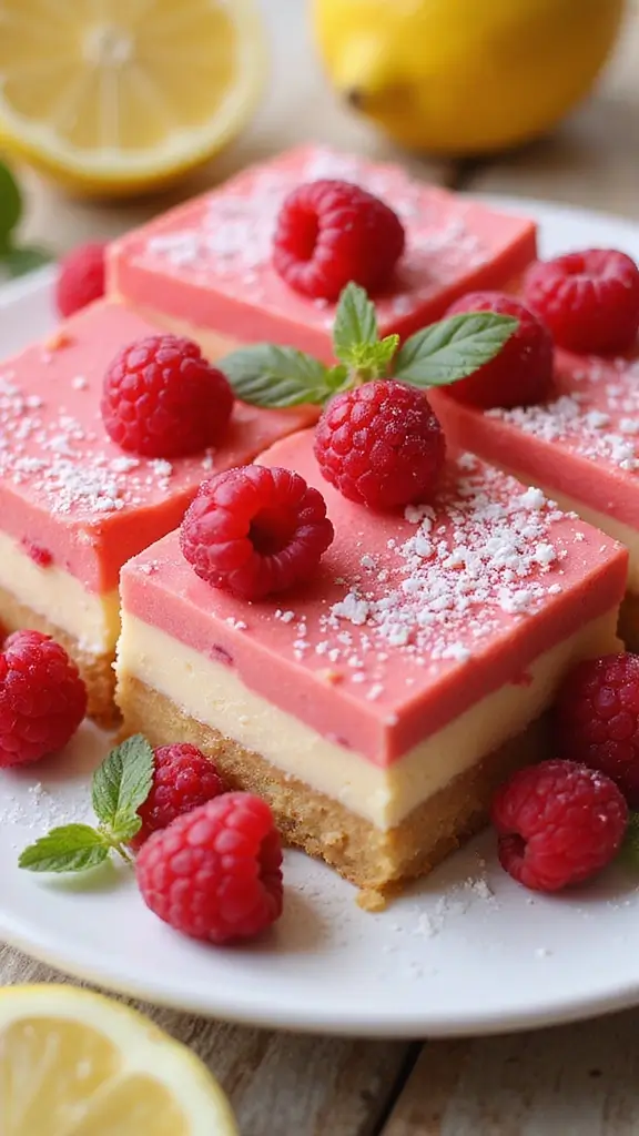17 Quick & Easy Dessert Recipes for Busy Bakers - 17. Raspberry Lemonade Bars