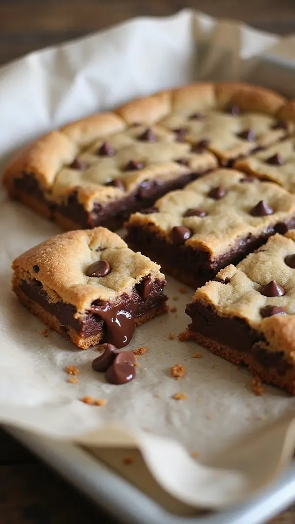 17 Quick & Easy Dessert Recipes for Busy Bakers - 2. Chocolate Chip Cookie Bars
