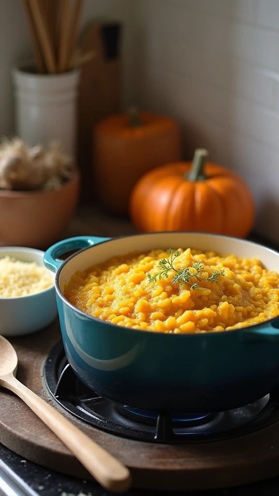 18 One-Pot Cozy Fall Recipes for Lazy Weekend Nights - 2. Creamy Pumpkin Risotto