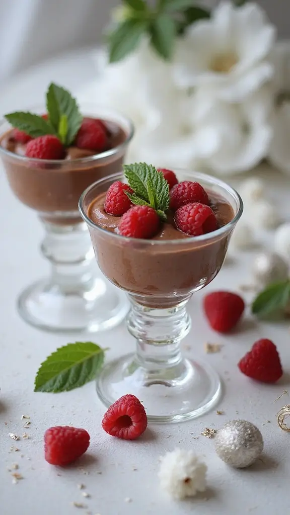 19 Crowd-Pleasing Delicious Desserts for Every Season 19 Crowd-Pleasing Delicious Desserts for Every Season - 2. Winter Wonderland Chocolate Mousse