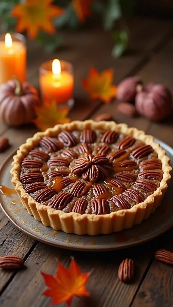 19 Crowd-Pleasing Delicious Desserts for Every Season 19 Crowd-Pleasing Delicious Desserts for Every Season - 5. Autumn Maple Pecan Pie