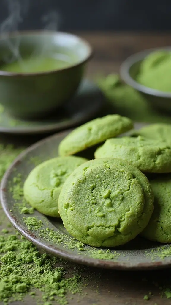 19 Dessert Rezept: Die besten schnellen Ideen für jeden Tag - 13. Matcha Green Tea Cookies
