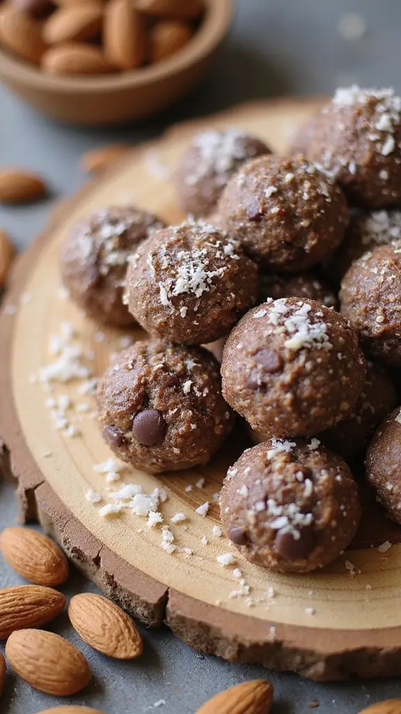 19 Dessert Rezept: Die besten schnellen Ideen für jeden Tag - 5. Almond Joy Energy Bites