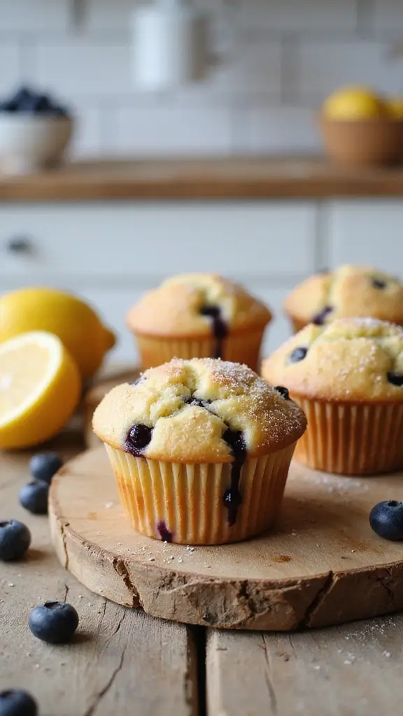 19 Dessert Rezept: Die besten schnellen Ideen für jeden Tag - 9. Lemon Blueberry Muffins