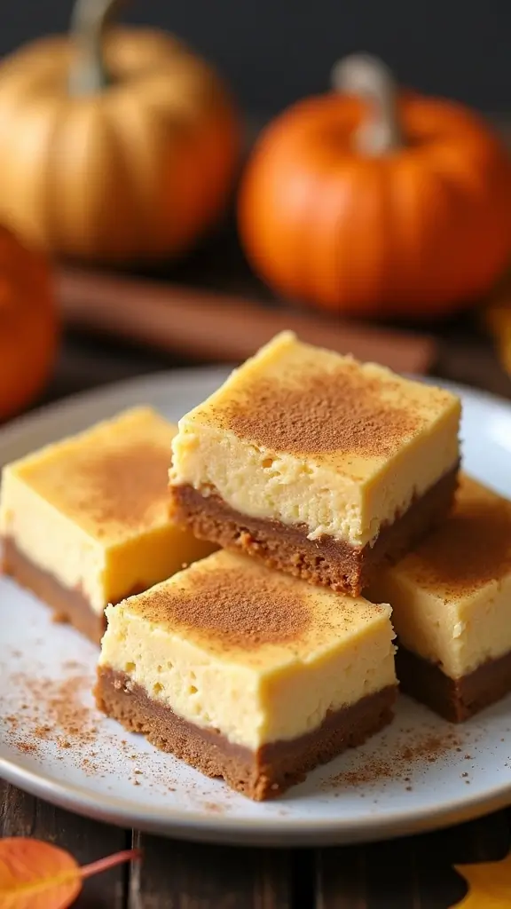 19 Easy Dessert Recipes That Only Look Complicated - 16. Pumpkin Spice Cheesecake Bars
