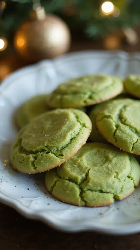 19 Heavenly Holiday Cookie Recipes That Will Wow Your Guests This Season - 14. Matcha Cookies