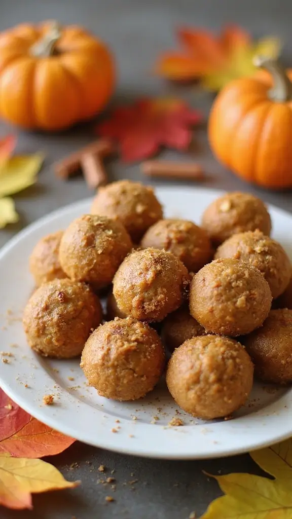 19 pinterest perfect cute thanksgiving snacks for your fall table 11. pumpkin spice energy bites