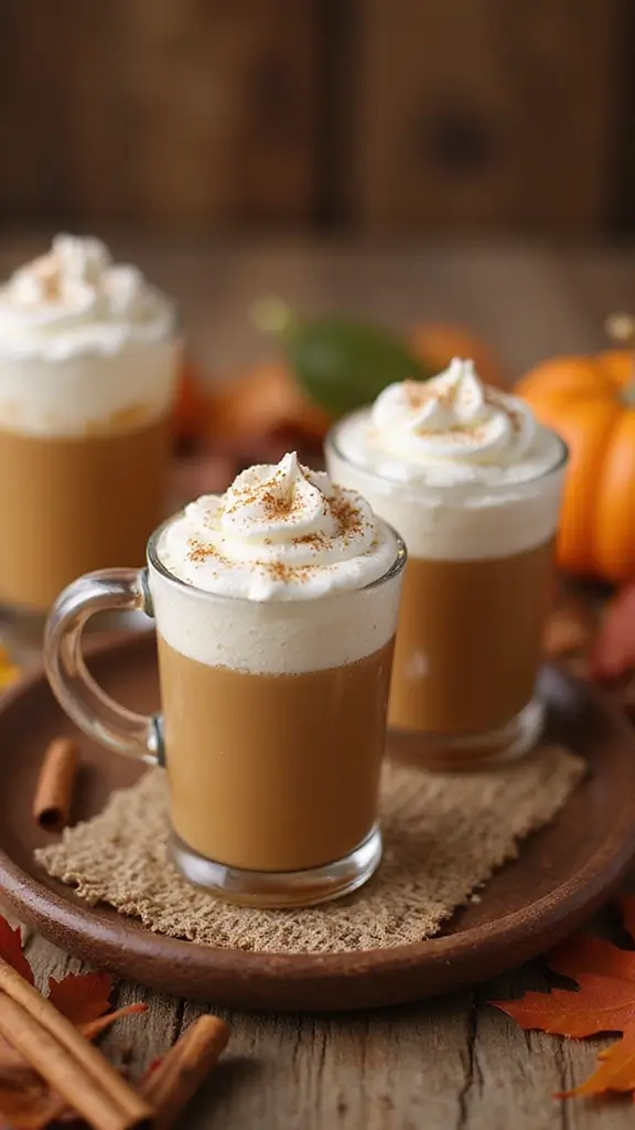 19 Pinterest-Perfect Cute Thanksgiving Snacks for Your Fall Table - 14. Pumpkin Spice Latte Shots