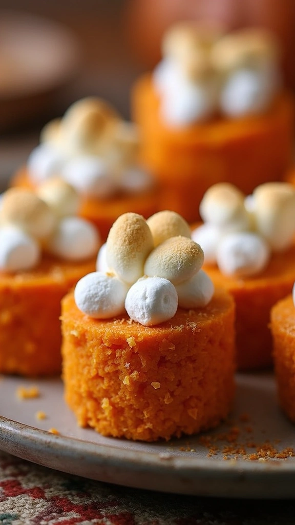 19 Pinterest-Perfect Cute Thanksgiving Snacks for Your Fall Table - 5. Sweet Potato Bites
