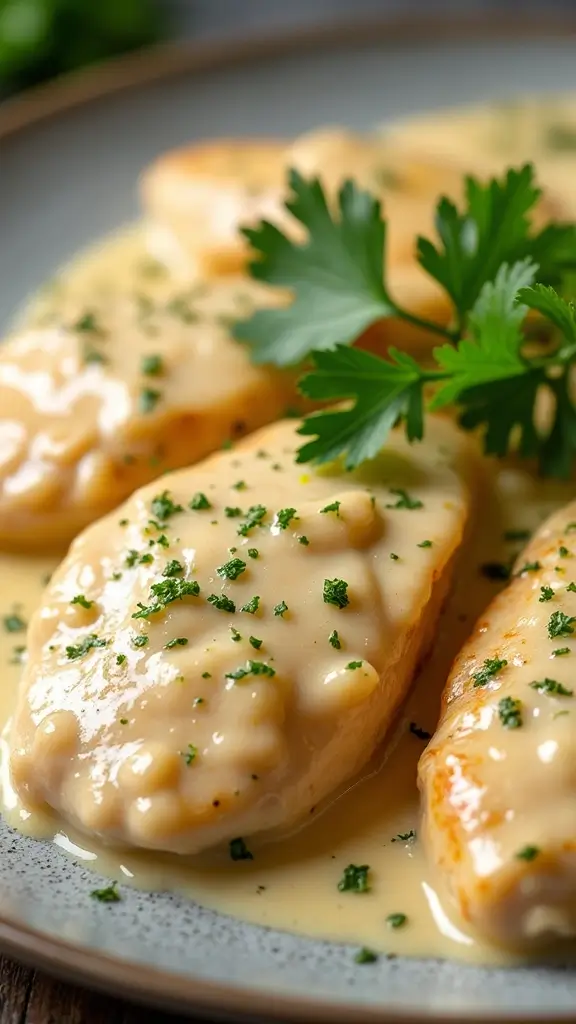 20 Irresistible Creamy Chicken Recipes You Can Make in 20 Minutes - 1. Creamy Garlic Chicken