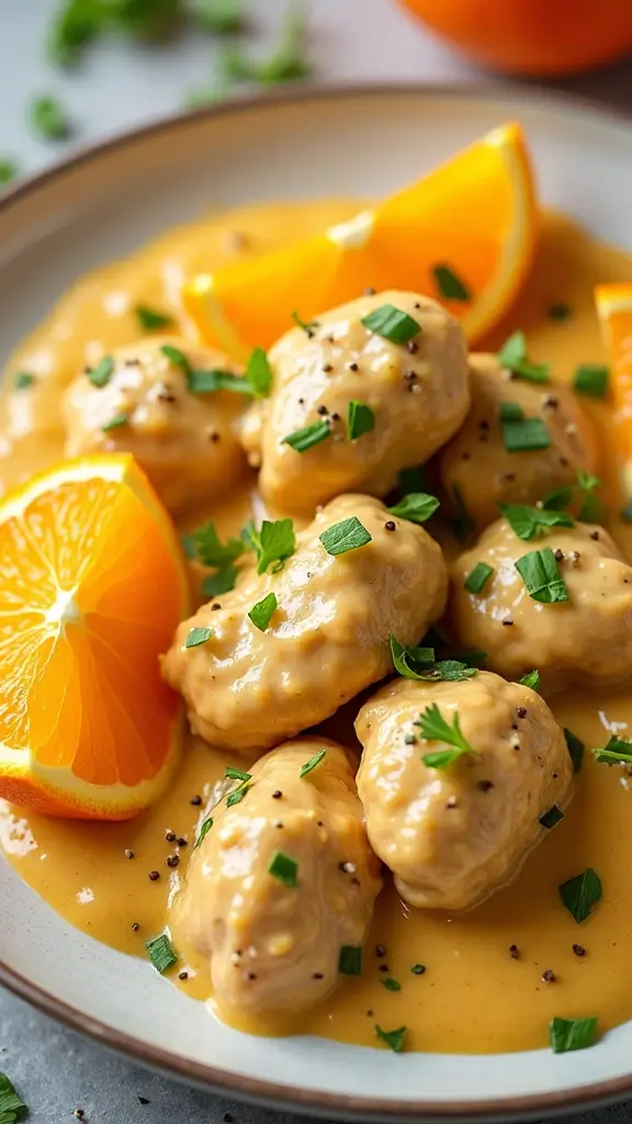 20 Irresistible Creamy Chicken Recipes You Can Make in 20 Minutes - 17. Creamy Orange Chicken