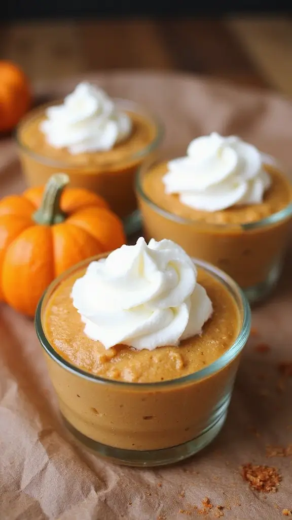 21 Easy Dessert Recipes You Can Whip Up Tonight - 10. No-Bake Pumpkin Spice Dessert Cups