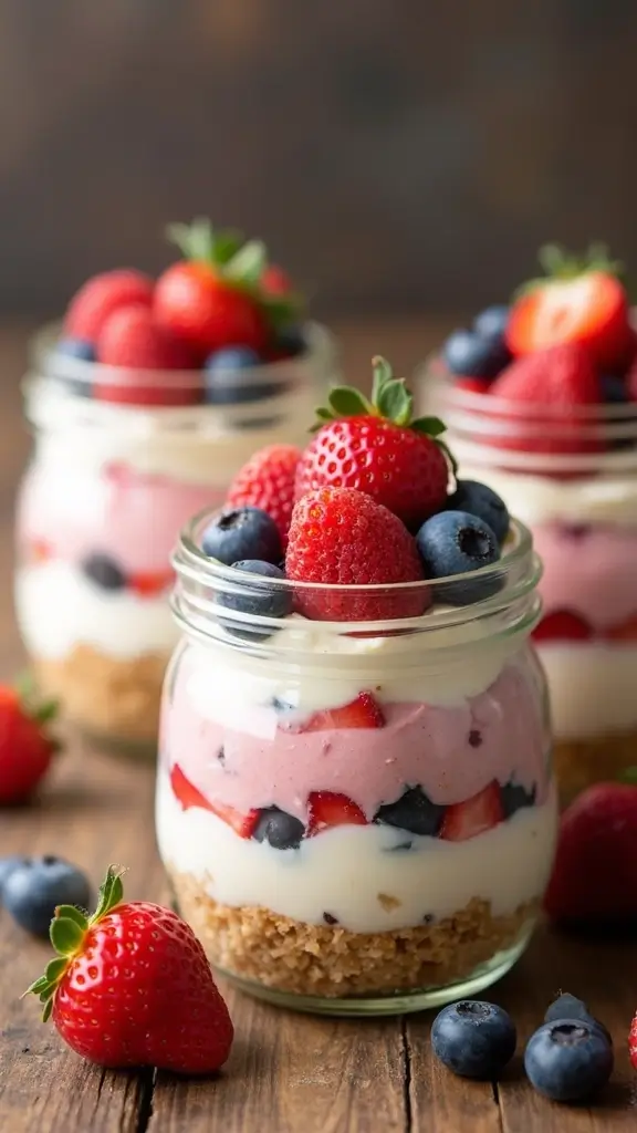 21 Easy Dessert Recipes You Can Whip Up Tonight - 18. No-Bake Cheesecake Parfaits