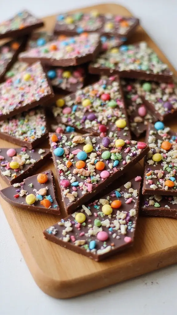 21 Easy Dessert Recipes You Can Whip Up Tonight - 19. No-Bake Chocolate Bark