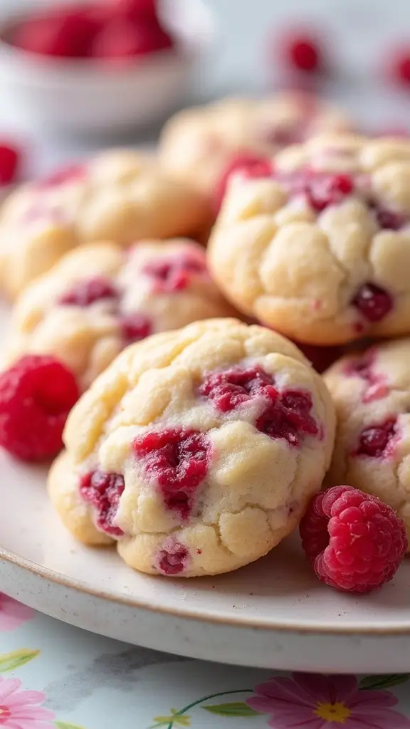 Home 23 dessert ideas that look fancy but are actually simple 10. raspberry cheesecake cookies