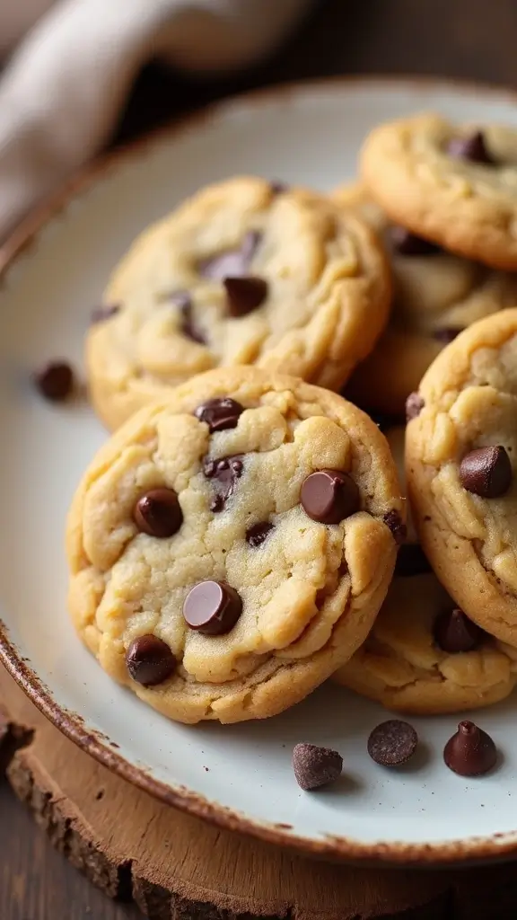 23 Dessert Ideas That Look Fancy (But Are Actually Simple) - 23. Peanut Butter Chocolate Chip Cookies