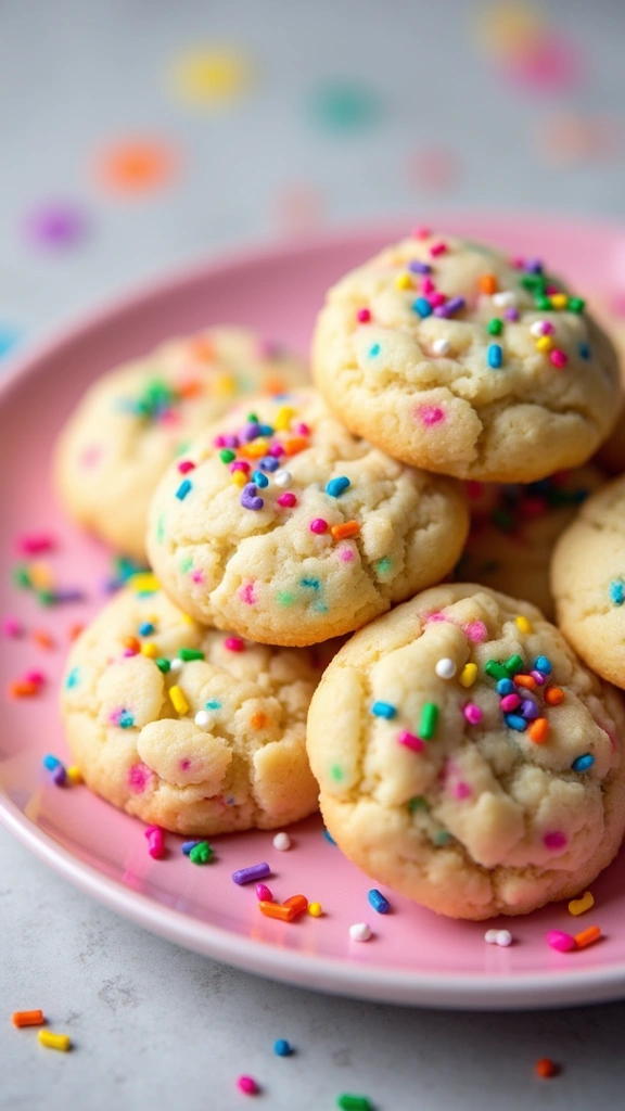 23 Dessert Ideas That Look Fancy (But Are Actually Simple) - 7. Funfetti Cookies