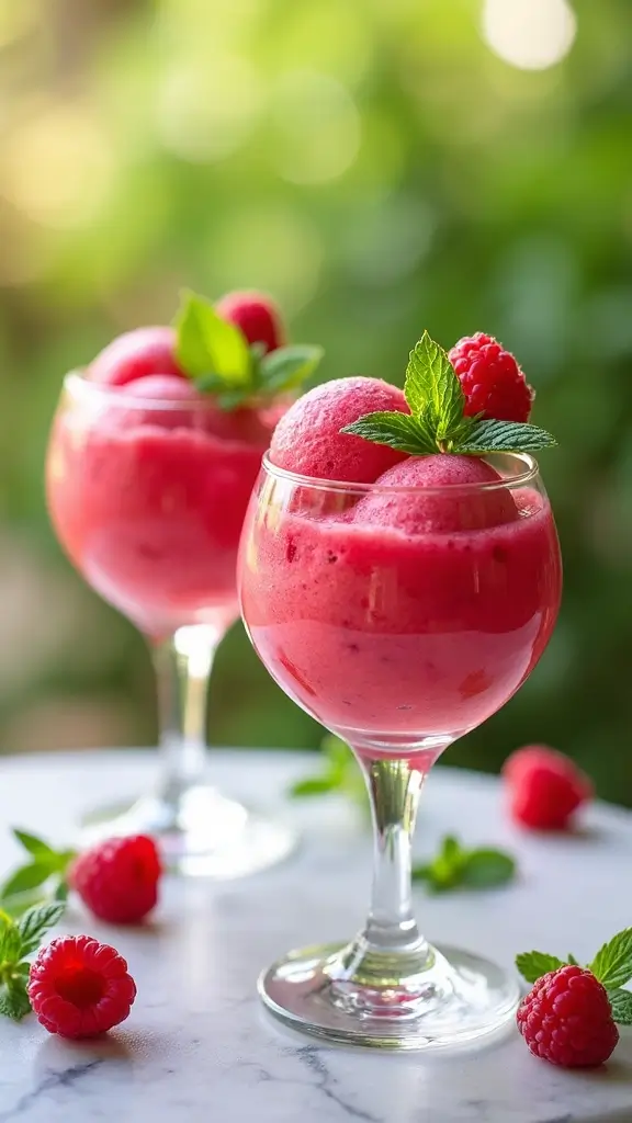 23 Dessert Recipe Makeovers: Turn Classics Into Modern Treats - 12. Raspberry Mint Sorbet