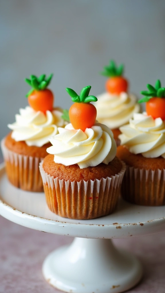 23 Dessert Recipe Makeovers: Turn Classics Into Modern Treats - 14. Carrot Cake Cupcakes with Cream Cheese Frosting