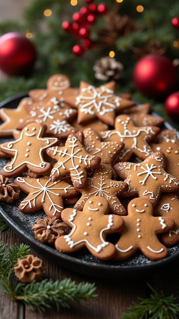 23 Irresistible Seasonal Snacks That Change With the Weather (Spring, Summer, Fall, Winter!) - 16. Gingerbread Cookies