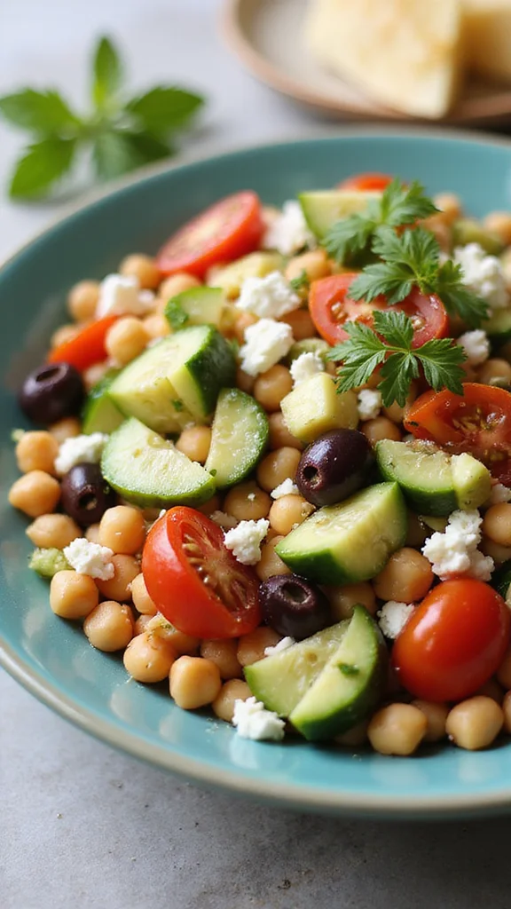 25 Delicious Salad Recipes for Every Season 25 Delicious Salad Recipes for Every Season - 6. Mediterranean Chickpea Salad