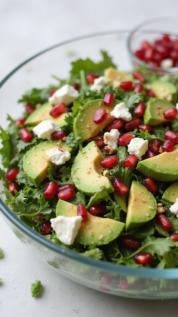 25 Delicious Salad Recipes for Every Season 25 Delicious Salad Recipes for Every Season - 7. Pomegranate and Avocado Salad