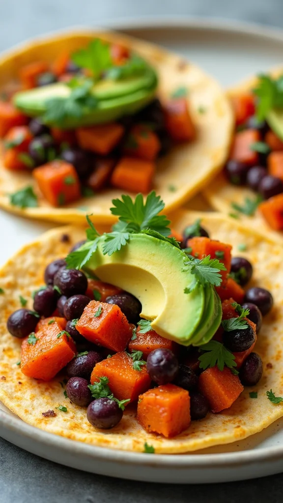 25 Quick Dinner Recipes for Fast Weeknights - 14. Sweet Potato and Black Bean Tacos