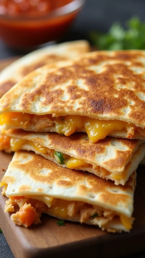 25 Quick Dinner Recipes for Fast Weeknights - 4. Cheesy Chicken Quesadillas