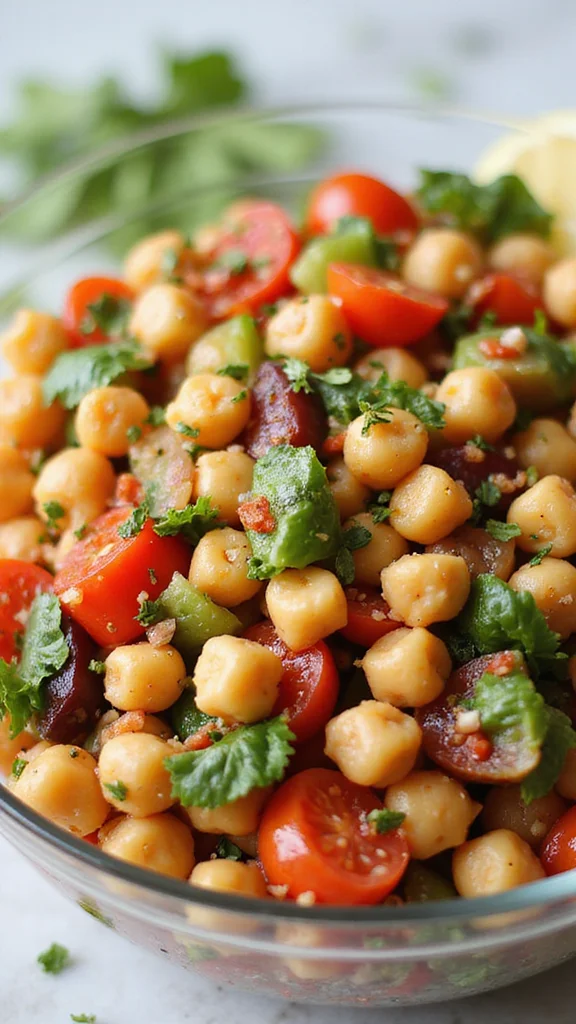 25 Quick Dinner Recipes for Fast Weeknights - 9. Mediterranean Chickpea Salad