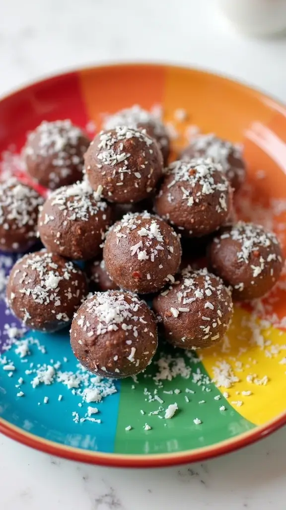 25 Sweet Recipes That Brighten Up Any Day 25 Sweet Recipes That Brighten Up Any Day - 19. Chocolate Coconut Energy Bites