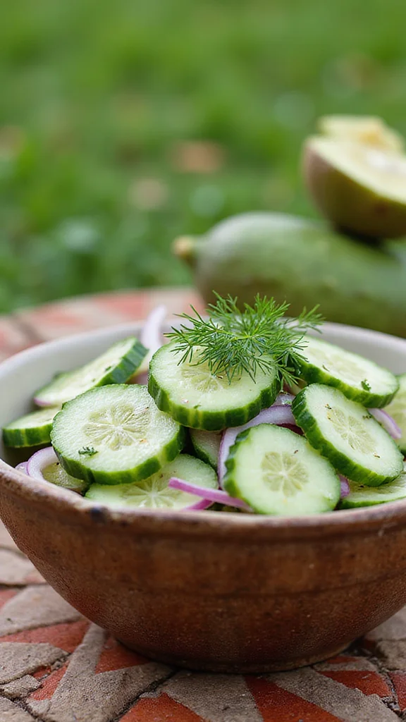 27 Must-Try Side Dishes to Complete Any Meal - 10. Cucumber Salad with Dill