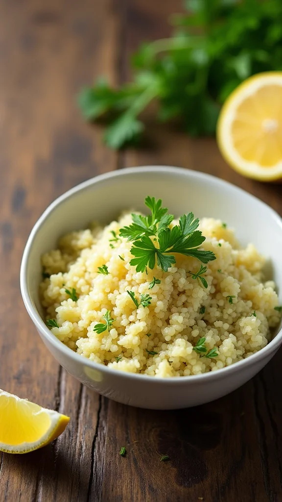 27 Must-Try Side Dishes to Complete Any Meal - 26. Garlic Herb Couscous